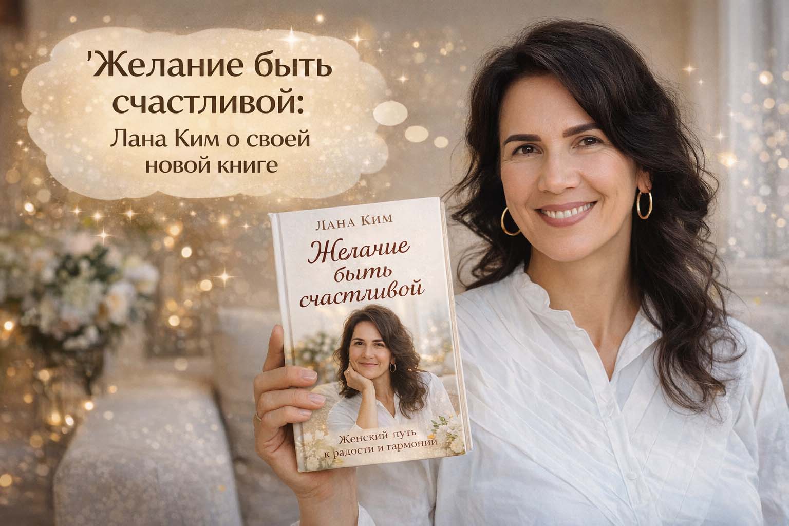 "Желание быть счастливой": Лана Ким о своей новой книге - Блог Ланы Ким об Италии и итальянцах