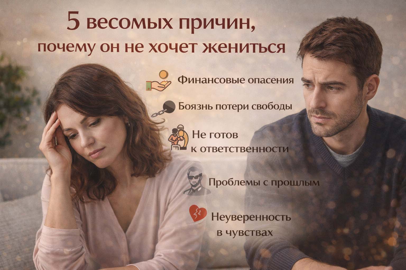 5 весомых причин, почему он не хочет жениться - Блог Ланы Ким об итальянцах и недвижимости в Северной Италии