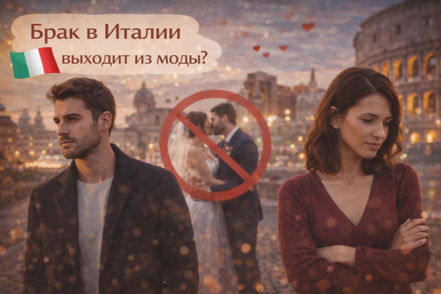 Брак в Италии выходит из моды? - Блог Ланы Ким об Италии и итальянцах