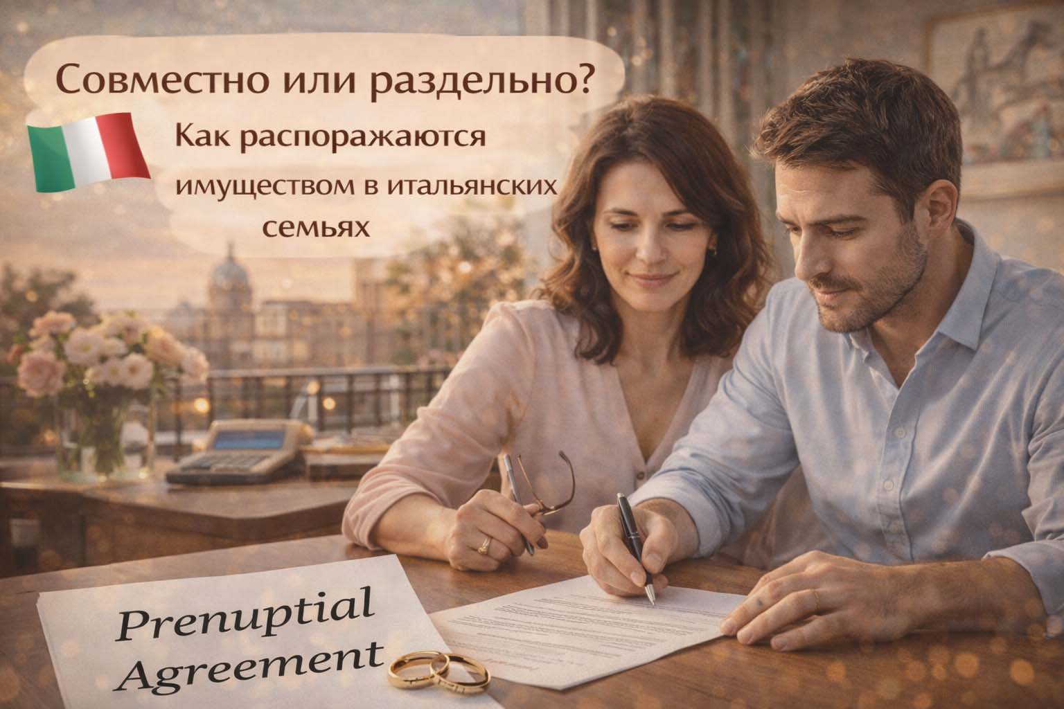 Совместно или раздельно? Как распоряжаются имуществом в итальянских семьях - Блог Ланы Ким об Италии и итальянцах