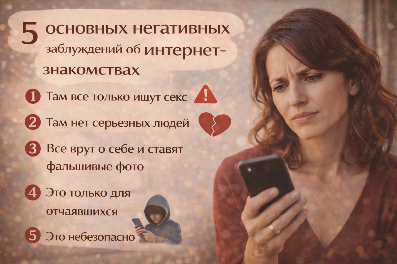 5 основных негативных заблуждений об интернет-знакомствах - Блог Ланы Ким об Италии и итальянцах